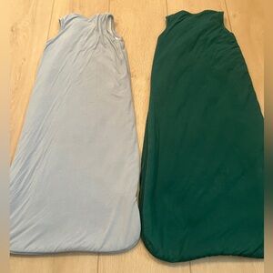 Set of Two KYTE Baby Sleep Sacks - Gray and Green